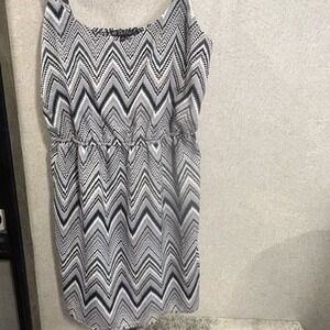 Bebop white & black and white Dress size large